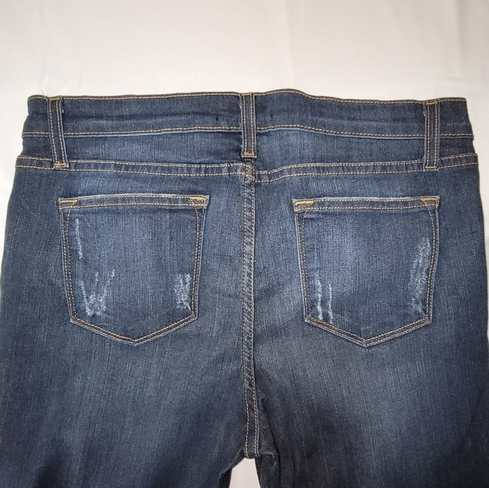 Judy Blue EUC Distressed Mid-rise Stretch Jeans Women's Size 15/32 - Picture 4 of 11